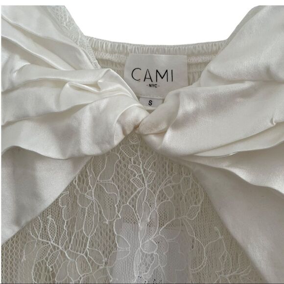 NWT CAMI NYC The Sofia Dress in White - Picture 3 of 11